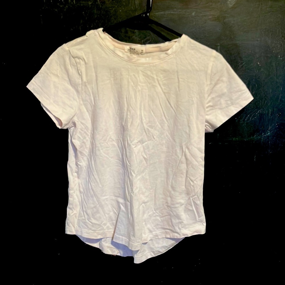 Women’s White Crew neck T-shirt